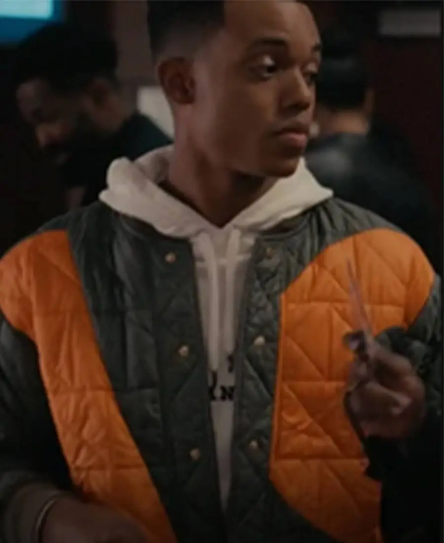 Bel-Air Season 01 Jabari Banks Quilted Jacket 1